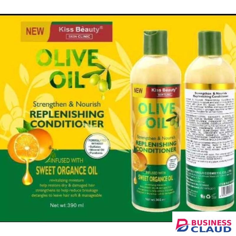 Kiss Beauty Olive Oil Replenishing Conditioner – Deep Nourishment for Dry, Damaged Hair