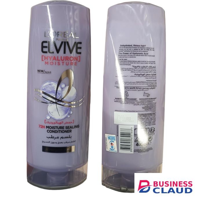 Beauty Elvive Hyaluron Moistrue CONDITIONER MOISTURE SEALING 72 HOURS DRY HAIR MEN WOMEN L'Oreàl