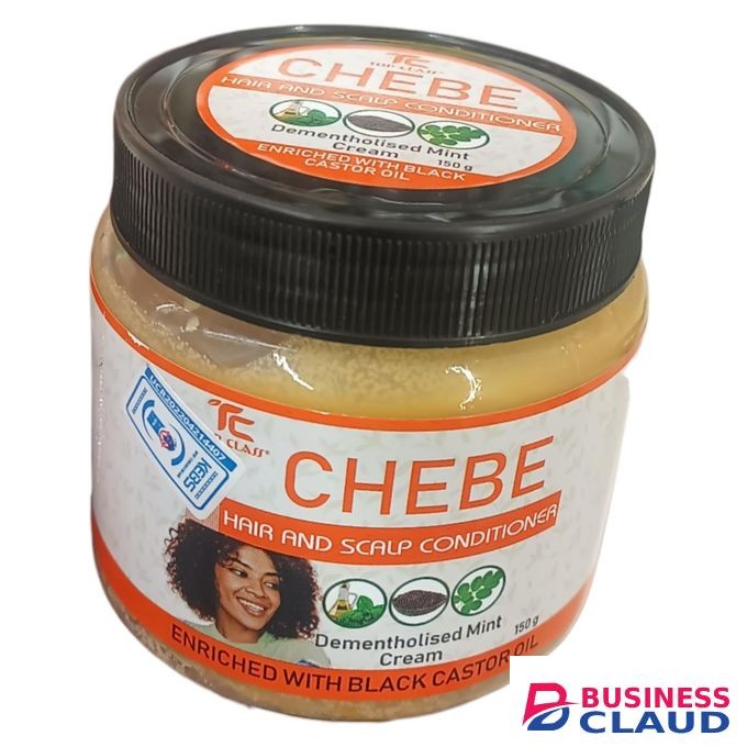 Top Class Chebe HAIR & SCALP CONDITIONER Black Castor Oil Dementholised Mint Cream Use After Shampoo pp