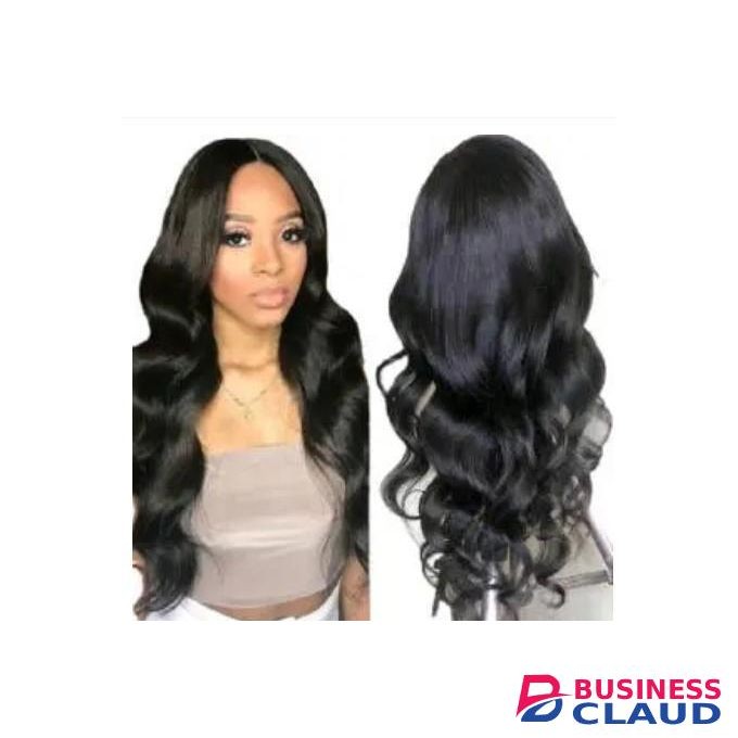 Fbk Wig Long Curly Women Hair Slightly Curly Deep Wave girl Hair Wigs