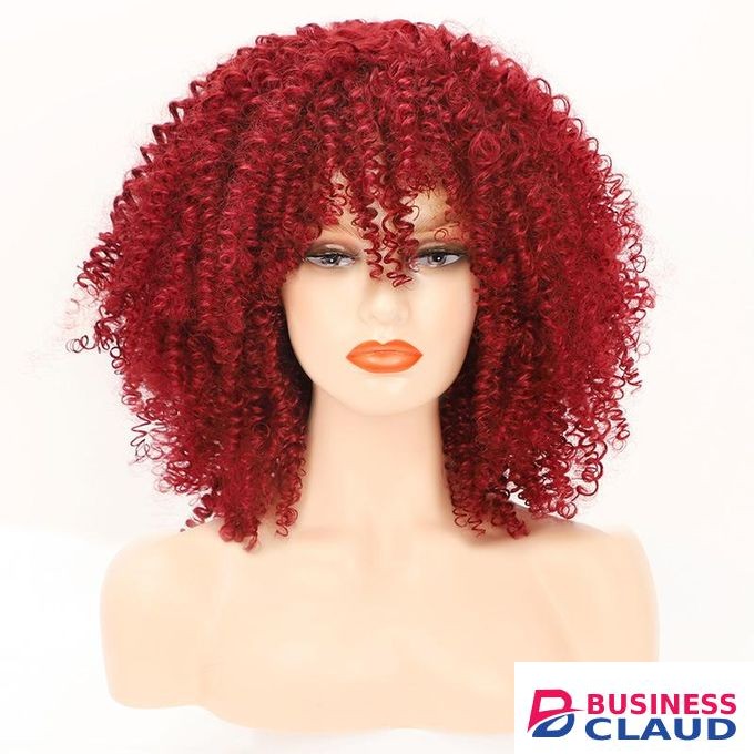 Fashion Women Curly Wig Synthetic Fiber Long Curly Hair And Ombre Wig Suitable