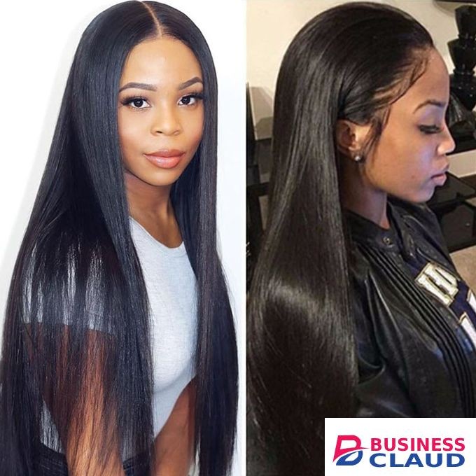 SXCHEN Wig Women Long Straight Hair Middle Parted African Synthetic Fiber Wig