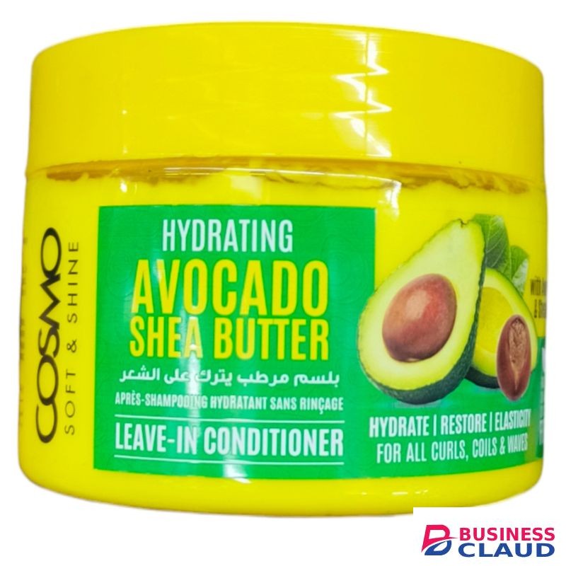 Cosmo Soft & Shine Hydrating Avocado Shea Butter Leave-In Conditioner For All Curls, Coils & Waves pp