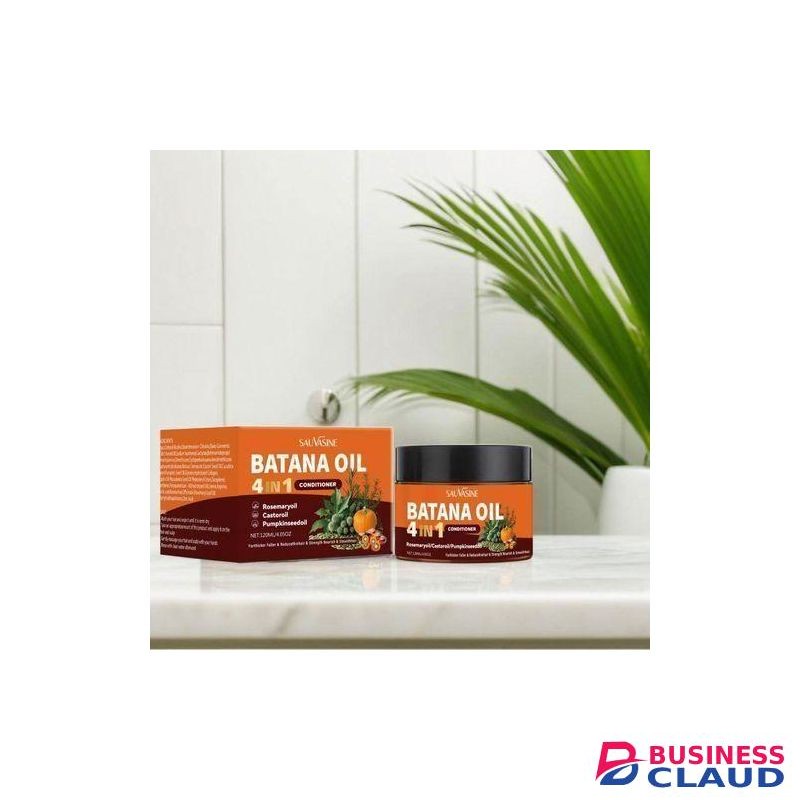 Sauvasine Batana Oil 4 In 1 Hair Conditioner With Rosemary, Castor & Pumpkin Seed - Nourishes, Strengthens & Promotes Hair Growth