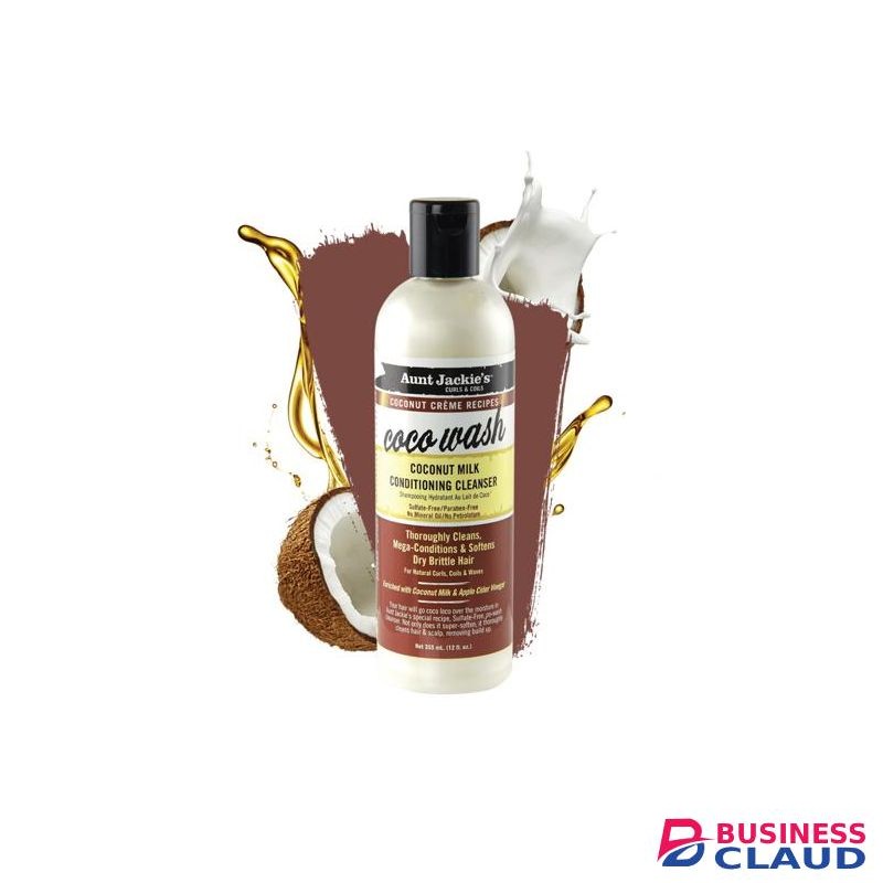 Aunt Jackie'S Coco Wash Coconut Milk 355ml