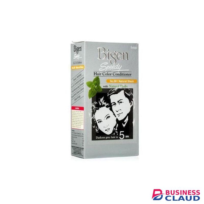 Bigen Speedy Hair Color Conditioner (No. 881 Natural Black).