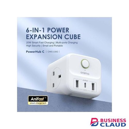 Oraimo POWERHUB 6-IN-1 POWER EXPANSION CUBE