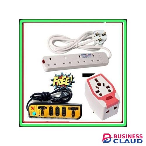 Powermax Power King >Extension Power > 4 Way + 5way + Travelling UK Adapter