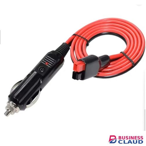 Car Cigarette Lighter Plug 95cm Extension Cable 14AWG 30A Battery Charger Adapter Compatible with Anderson Powerpole