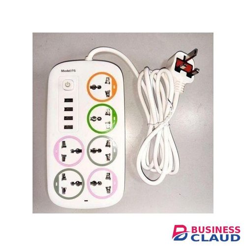 Extension Cables 6 Way With 3 USB Ports Multiplug Power Extension Socket Power Cables.Extension Cables 6 Way With 3 USB Ports Multiplug Power Extension Socket Power Cables