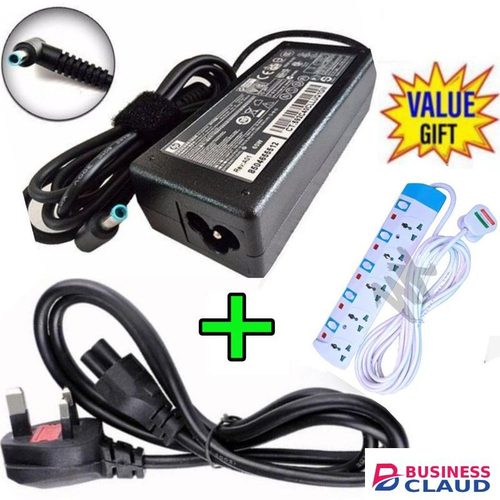 HP Elitebook 840 G3,Laptop Charger Adapter,blue Pin With Power Cable + 5 Way Power Extension