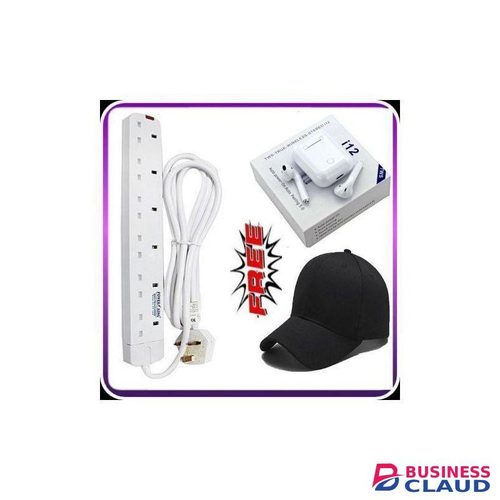 Powermax Power King power extension // 6 Way Extension + FREE Cap And Earbuds