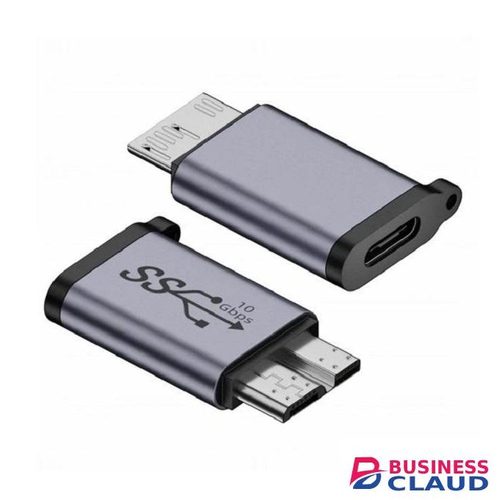 Micro B USB 3.0 Male to USB C Female Data Charging Extension Adapter