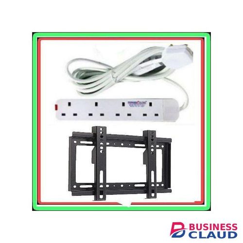 Powermax Power King 4 Way Power Extension + TV Holder + Free Gift