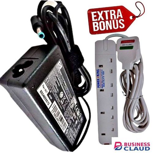HP Laptop Elitebook 840 G3 Charger Adapter & 4way Power King Extension Cable