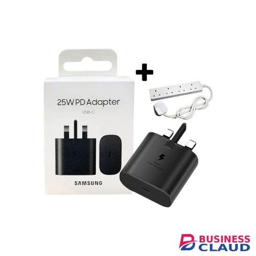 Samsung 25w Fast Charger Adapter for Galaxy A15,A25,A05S,S23 With Type C Outp+extension