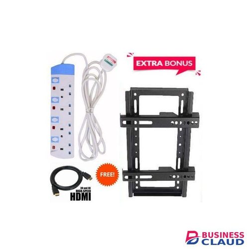 Powermax Power King 4 Way Power Extension -blue+ TV Holder+MK Gift