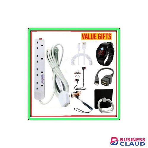 Powermax Power King 4 Way Power Extension + Free Value Gifts