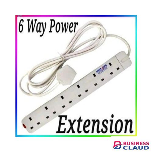 Power King Quality 6 Way power Extension for electrical purposes