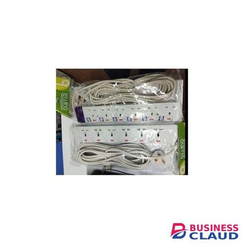 Caston 6-Way Socket Power Extension Cable 10M