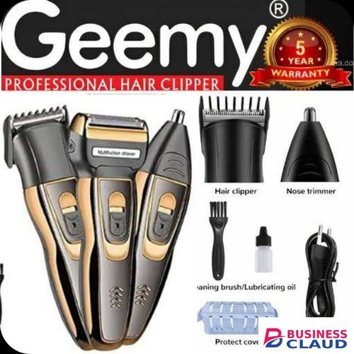 Power King Electronic 4 Way Power Extension With Long Cable + GIFT 3 in 1 RECHARGEABLE HAIR SHAVER,NOSE & BEARD TRIMMER BARBERING SHAVING MACHINE