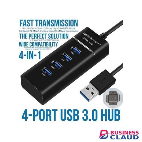 USB Hub 4 Ports USB Splitter High Speed USB Hub Extender Extension Connector