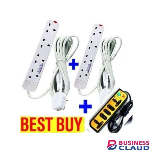 Powermax Power King 2pcs 4 way extensions+ 5 way black extension