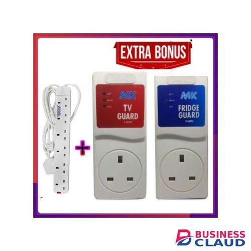 Powermax Power King 6Way Heavy Duty Extension + Free MK TV & Fridge Guard