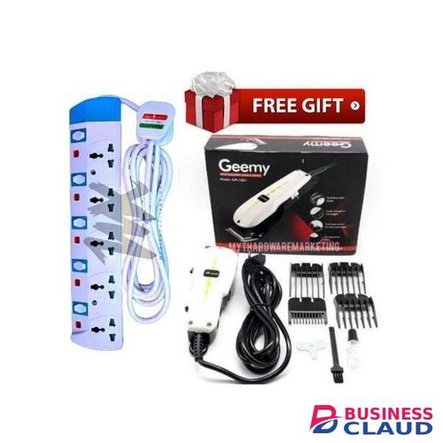 Powermax Power King King 5 Way Heavy Duty Extension Universal Ports-Travel/Office/Home/kinyozi/Saloon + Free Professional Hair Shaving Machine-Kinyozi