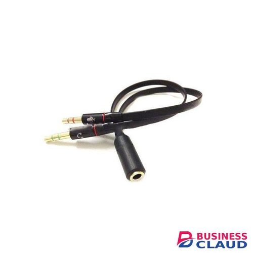 3.5mm Jack Microphone Headset Audio Splitter Cable Aux Mic Cables Headphone Computer To Female 2 Extension For Phone Male E6E7