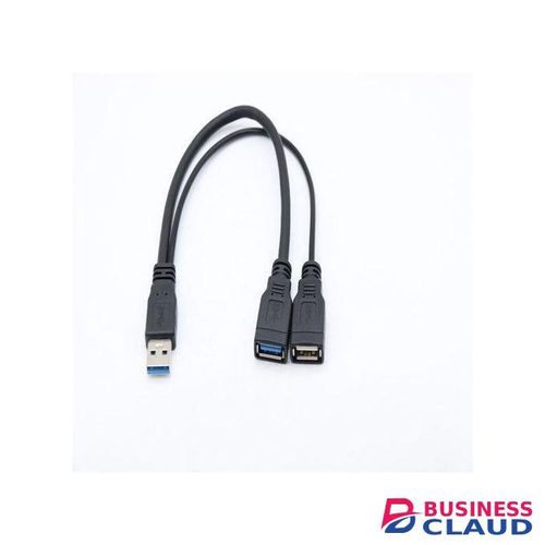 1pc Usb 3.0 A 1 Male To 2 Dual Usb Female Data Hub Power Adapter Y Splitter Usb Charging Power Cable Cord Extension Cables New