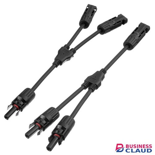 2 to1 MC4 Y Male to 2 Female (M/FF) and 1 Female to 2 Male (F/MM) Solar Panel Extension Cable Connectors