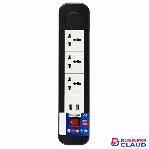 Powermate Indoor extension cable 3 way with USB charger