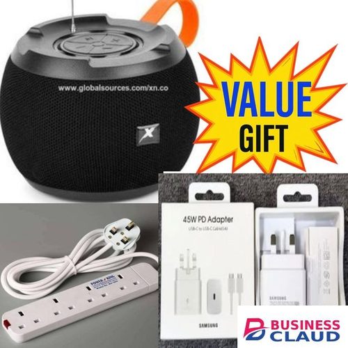 C15 GOOD BLUETOOTH SPEAKER FOR Movies & Videos – Louder and clearer sound than phone speakers for films & YouTube + SMART PHONE CHARGER AND 4 WAY POWER EXTENSION