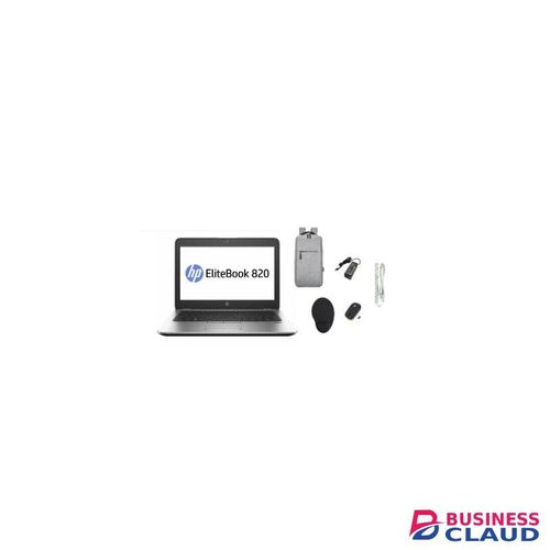 16GB RAM 256GB SSD 1TB HDD, Elitebook 820 G3 Core i5-6th Gen Refurbished Laptop, Bluetooth, Webcam, Office & Basic Software Installed + Free Bag + Charger + Wireless Mouse,Mousepad + Extension
