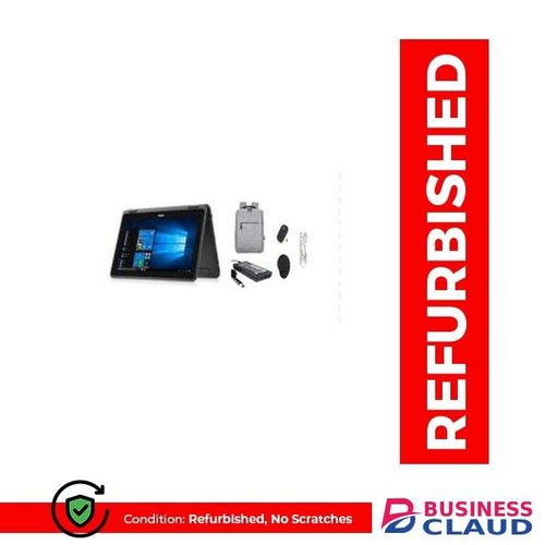 Latitude 3189 Touchscreen Convertible 2-in-1 X360, HDMI Ready Refurbished Laptop,Windows 11 PRO Activated, Office & Basic Software Installed, Free Bag + Charger + Wireless Mouse + Mouse Pad + Free Extension