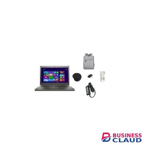 Laptop 8GB RAM, 256GB SSD ThinkPad X240/X250 Intel Core i5 Refurbished Laptop, Windows 11 PRO Activated, Office & Basic Software + Bag + Charger + Wireless Mouse + Mouse Pad + Free Extension