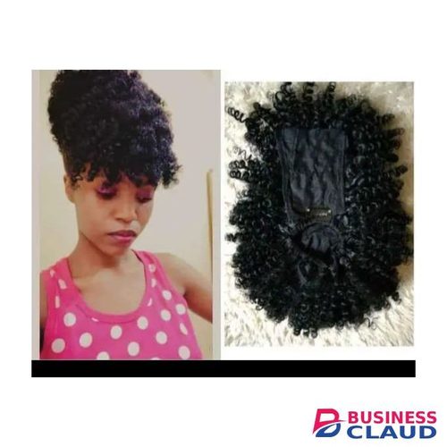 Black Hair Clip On Extension