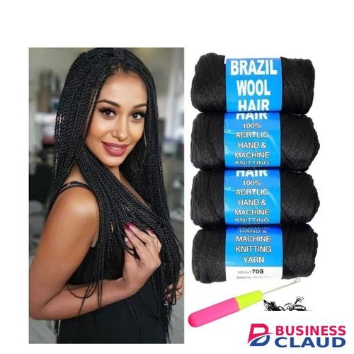 Brazilian Hair Brazilian wool ( 4 pieces )