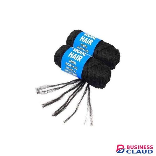 Brazilian Hair wool 2pcs black
