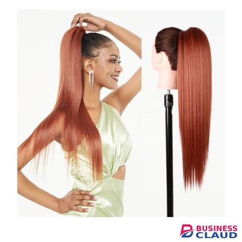 20' Soft Straight Ponytail Hair Extension + Free Gift