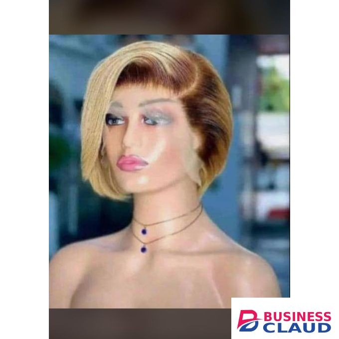 Fashion Classic Pixie human blonde frontal glueless wig