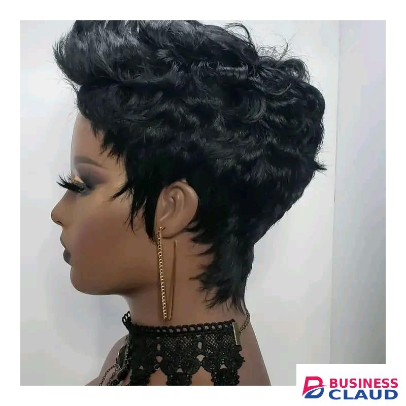 Fluffy Short Curly Pixie Wig