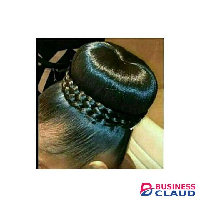 Afro Hair Bun Extension Colour Black + FREE GIFT