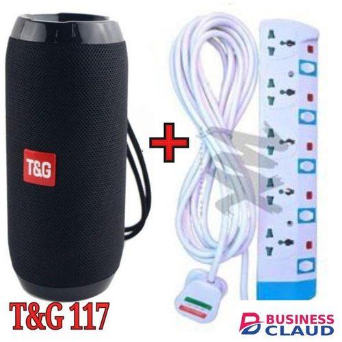 T&G TG117 PORTABLE BLUETOOTH WIRELESS SPEAKER// C15 RESEMBLANCE + HOME BEST 5 WAY POWER EXTENSION