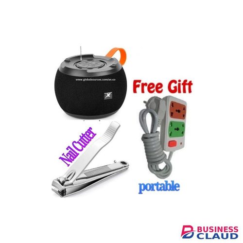C15 Universal Compatible & Portable, Quality, USB, Multi-function, Bluetooth Speaker, Hands-free, TF Card + Free 2 Way Power Extension, Nail Cutter