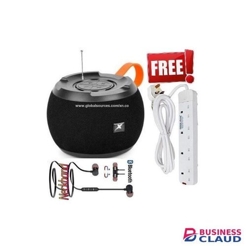 c15 superbass bt speaker // C15 Portable Bluetooth USB FM RADIO Super-Bass Speaker + 4Way Power Extension Cable + Neckband Earphones