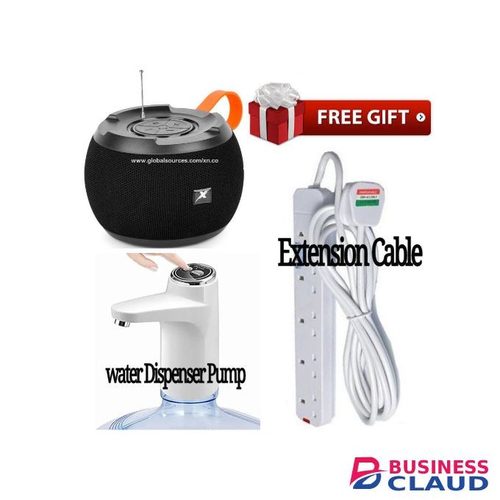 C15 Portable, Quality, USB, Multi-function, Bluetooth Speaker, Hands-free, TF Card T&G Sound Plus + Free Water Dispenser Pump & 5 Way Power Extension Cable