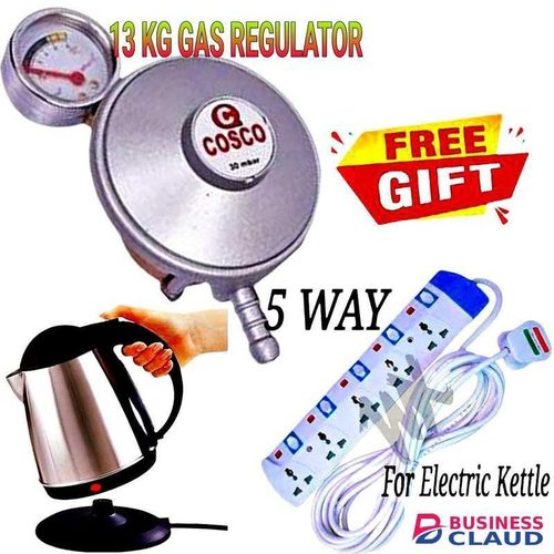 Cosco Universal 13 KG Gas Regulator // Kettle Heater // Power Extension Cable