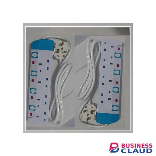 Power King Premium Quality 4 Way Extension With Switch & Fuse